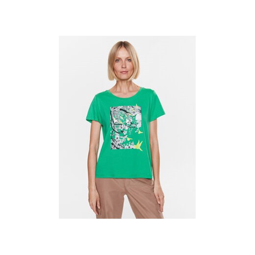 Fransa T-Shirt 20611872 Zielony Regular Fit ze sklepu MODIVO w kategorii Bluzki damskie - zdjęcie 168596669