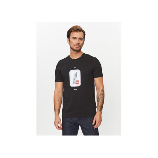 Boss T-Shirt Tefragile 50503535 Czarny Regular Fit ze sklepu MODIVO w kategorii T-shirty męskie - zdjęcie 168596739