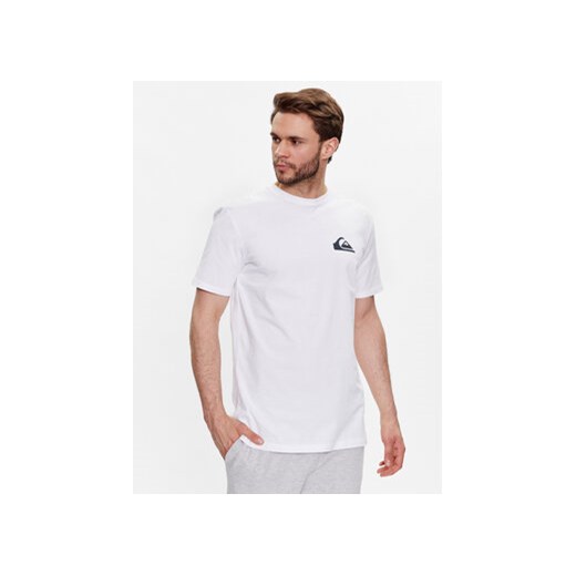 Quiksilver T-Shirt Mini Logo EQYZT07215 Biały Regular Fit Quiksilver XL MODIVO