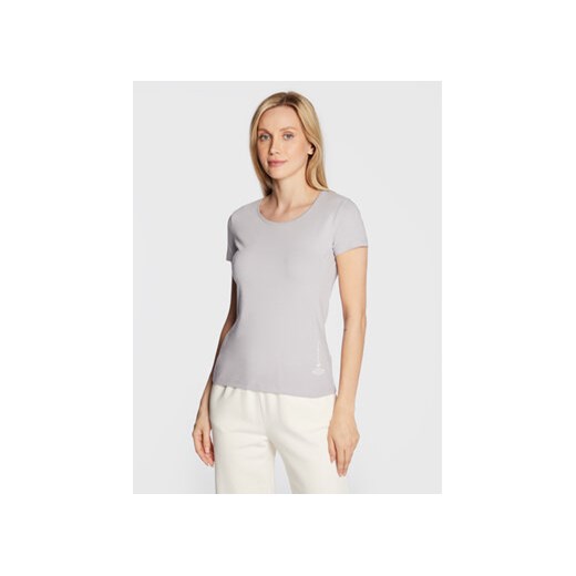 4F T-Shirt H4Z22-TSD020 Szary Slim Fit ze sklepu MODIVO w kategorii Bluzki damskie - zdjęcie 168596966