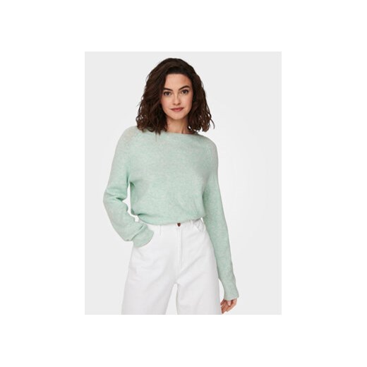 ONLY Sweter Rica 15204279 Zielony Regular Fit ze sklepu MODIVO w kategorii Swetry damskie - zdjęcie 168597159