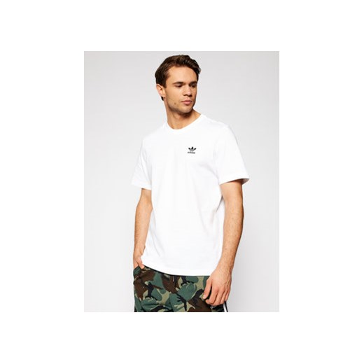 adidas T-Shirt adicolor Essentials Trefoil GN3415 Biały Regular Fit ze sklepu MODIVO w kategorii T-shirty męskie - zdjęcie 168598106