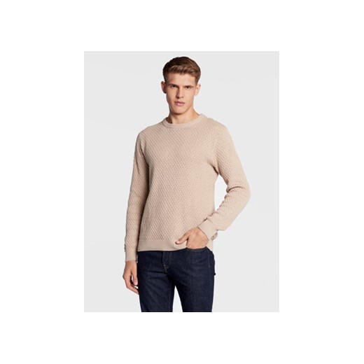Solid Sweter 21107143 Beżowy Regular Fit ze sklepu MODIVO w kategorii Swetry męskie - zdjęcie 168598409