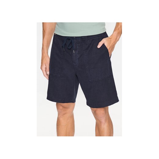 Boss Spodnie materiałowe 50488627 Granatowy Regular Fit ze sklepu MODIVO w kategorii Spodnie męskie - zdjęcie 168598418