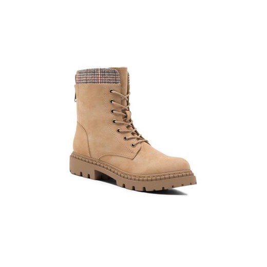 Clara Barson Botki LORETTA WS6102-08 Beżowy Clara Barson 36 okazja MODIVO