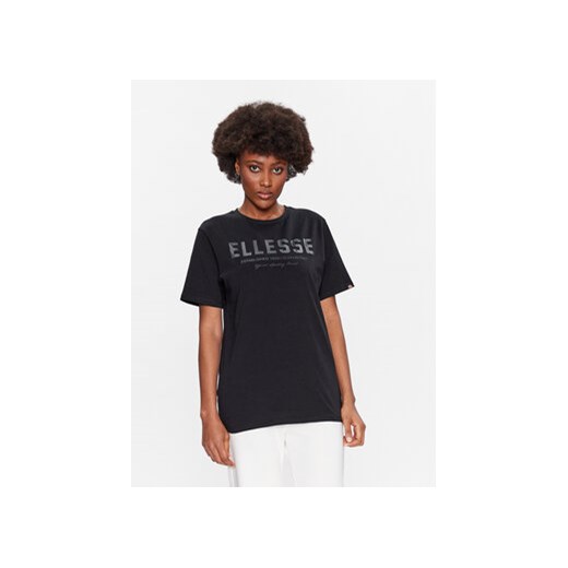 Ellesse T-Shirt Loftini SGR17780 Czarny Regular Fit ze sklepu MODIVO w kategorii Bluzki damskie - zdjęcie 168598665