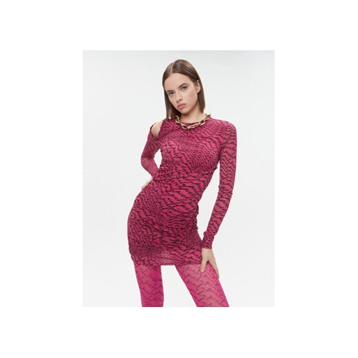 Pinko Sukienka codzienna Alfea 102359 A1A0 Różowy Slim Fit ze sklepu MODIVO w kategorii Sukienki - zdjęcie 168598726