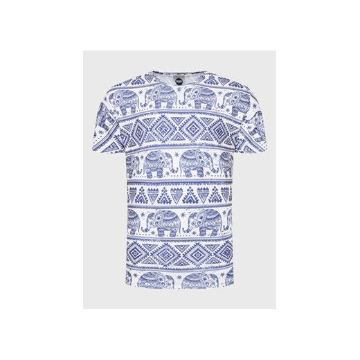 Mr. GUGU & Miss GO T-Shirt Unisex Elephants Pattern Kolorowy Regular Fit ze sklepu MODIVO w kategorii Bluzki damskie - zdjęcie 168598778