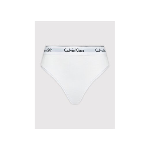 Calvin Klein Underwear Stringi 000QF5117E Biały ze sklepu MODIVO w kategorii Majtki damskie - zdjęcie 168598956