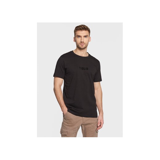 Solid T-Shirt Daniels 21107463 Czarny Regular Fit ze sklepu MODIVO w kategorii T-shirty męskie - zdjęcie 168599075