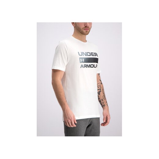 Under Armour T-Shirt Ua Team Issue Wordmark 1329582 Biały Regular Fit ze sklepu MODIVO w kategorii T-shirty męskie - zdjęcie 168599089