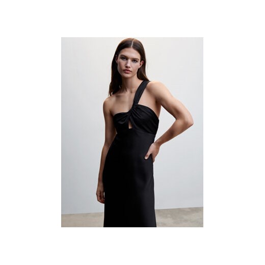 Mango Sukienka wieczorowa Leandra 47015864 Czarny Regular Fit ze sklepu MODIVO w kategorii Sukienki - zdjęcie 168599126