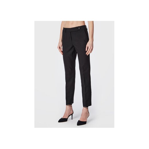 Marella Spodnie materiałowe Porto 31360426 Czarny Regular Fit ze sklepu MODIVO w kategorii Spodnie damskie - zdjęcie 168599238
