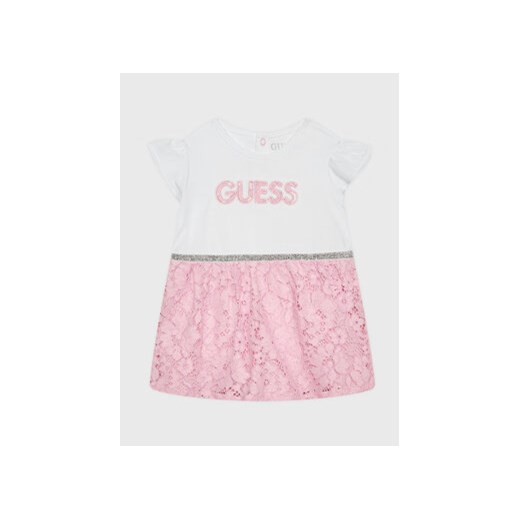 Guess Sukienka codzienna S3RG13 K6YW0 Kolorowy Regular Fit ze sklepu MODIVO w kategorii Sukienki niemowlęce - zdjęcie 168599855