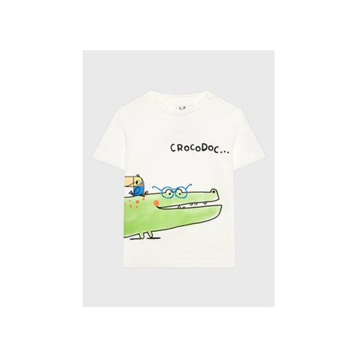 OVS T-Shirt 1757331 Biały Regular Fit ze sklepu MODIVO w kategorii Koszulki niemowlęce - zdjęcie 168600105