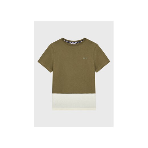 Fila T-Shirt Bremervorde FAT0125 Zielony Regular Fit ze sklepu MODIVO w kategorii T-shirty chłopięce - zdjęcie 168600785