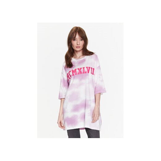 LTB T-Shirt Kedozo 80065 6089 Różowy Oversize ze sklepu MODIVO w kategorii Bluzki damskie - zdjęcie 168601375