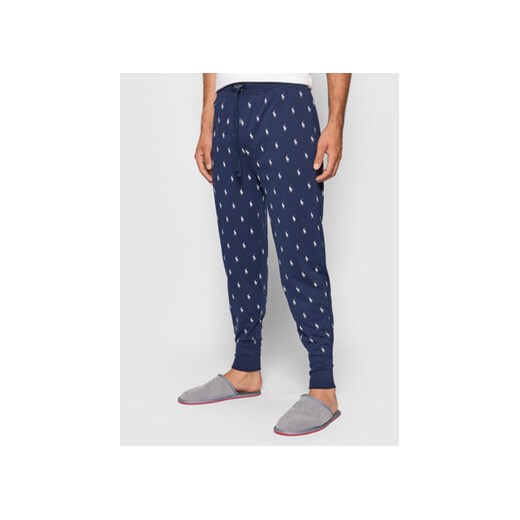 Polo Ralph Lauren Spodnie piżamowe 714844764001 Granatowy Regular Fit ze sklepu MODIVO w kategorii Piżamy męskie - zdjęcie 168601417