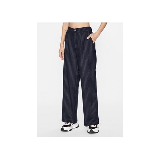 Pepe Jeans Spodnie materiałowe Rene Pant PL211677 Czarny Regular Fit ze sklepu MODIVO w kategorii Spodnie damskie - zdjęcie 168601888