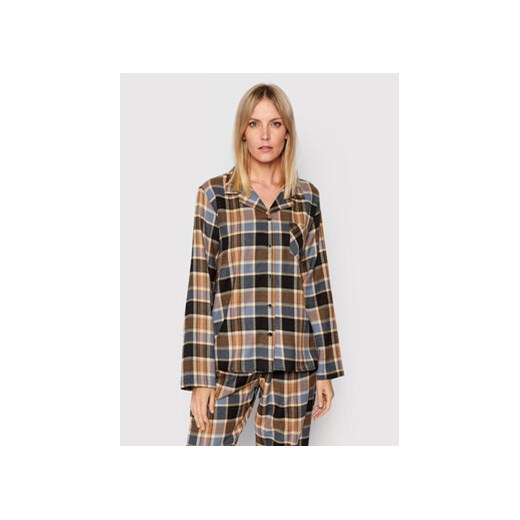 Femilet by Chantelle Koszulka piżamowa Heat FN3820 Brązowy Regular Fit ze sklepu MODIVO w kategorii Piżamy damskie - zdjęcie 168602226
