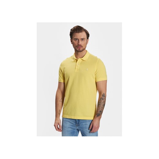 United Colors Of Benetton Polo 3089J3179 Żółty Regular Fit ze sklepu MODIVO w kategorii T-shirty męskie - zdjęcie 168602489