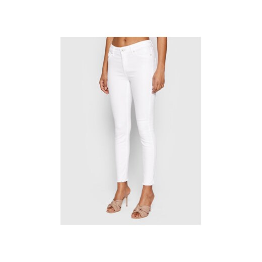 ONLY Jeansy Blush 15155438 Biały Skinny Fit ze sklepu MODIVO w kategorii Jeansy damskie - zdjęcie 168602685