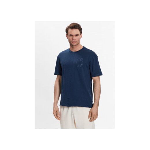 Outhorn T-Shirt TTSHM456 Granatowy Regular Fit ze sklepu MODIVO w kategorii T-shirty męskie - zdjęcie 168602805