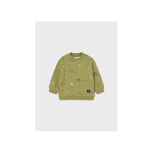 Mayoral Bluza 1416 Zielony Regular Fit ze sklepu MODIVO w kategorii Bluzy i swetry - zdjęcie 168603015