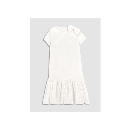 Coccodrillo Sukienka codzienna WC3128205EJG Biały Regular Fit ze sklepu MODIVO w kategorii Sukienki dziewczęce - zdjęcie 168603239