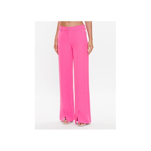 Chiara Ferragni Spodnie materiałowe 74CBA147 Różowy Regular Fit ze sklepu MODIVO w kategorii Spodnie damskie - zdjęcie 168603266