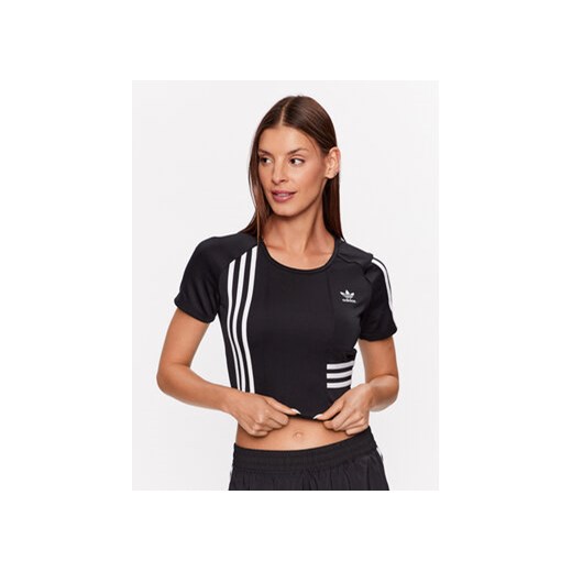 adidas T-Shirt T-Shirt IC2379 Czarny ze sklepu MODIVO w kategorii Bluzki damskie - zdjęcie 168604049