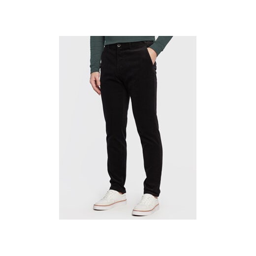Sisley Spodnie materiałowe 4SFRSF01P Czarny Slim Fit ze sklepu MODIVO w kategorii Spodnie męskie - zdjęcie 168604187