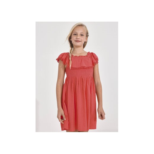 Mayoral Sukienka letnia 6924 Koralowy ze sklepu MODIVO w kategorii Sukienki dziewczęce - zdjęcie 168604257
