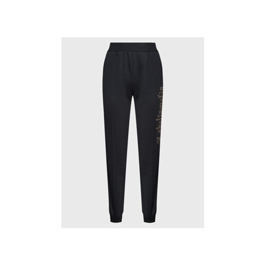 LaBellaMafia Spodnie dresowe 25636 Czarny Regular Fit ze sklepu MODIVO w kategorii Spodnie damskie - zdjęcie 168604569