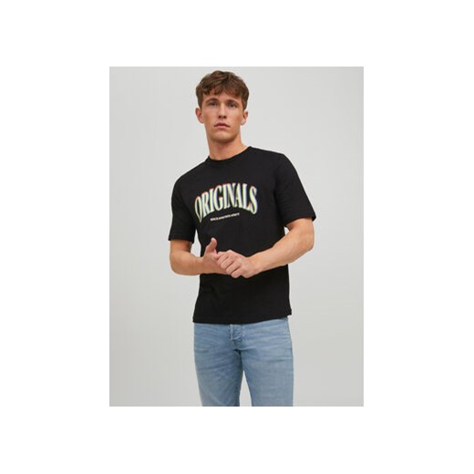 Jack&Jones T-Shirt Euphori 12232256 Czarny Standard Fit ze sklepu MODIVO w kategorii T-shirty męskie - zdjęcie 168604948