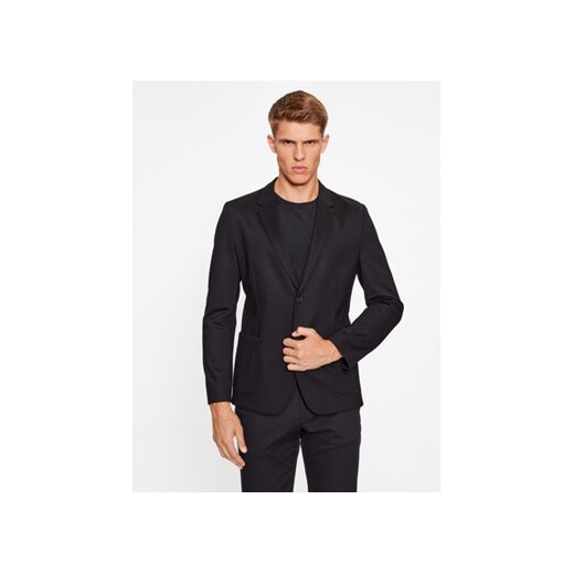 Hugo Marynarka Hagalto233J 50500194 Czarny Slim Fit L wyprzedaż MODIVO