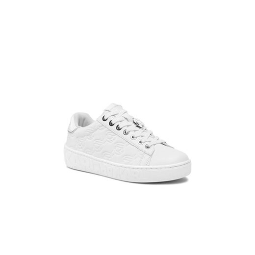 KARL LAGERFELD Sneakersy KL61023F Biały Karl Lagerfeld 38 promocyjna cena MODIVO