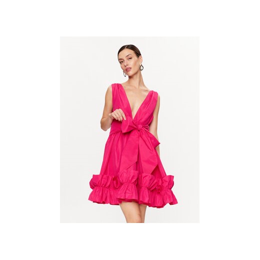 Pinko Sukienka koktajlowa Sigma 101782 Y3LE Różowy Regular Fit Pinko 40 okazyjna cena MODIVO
