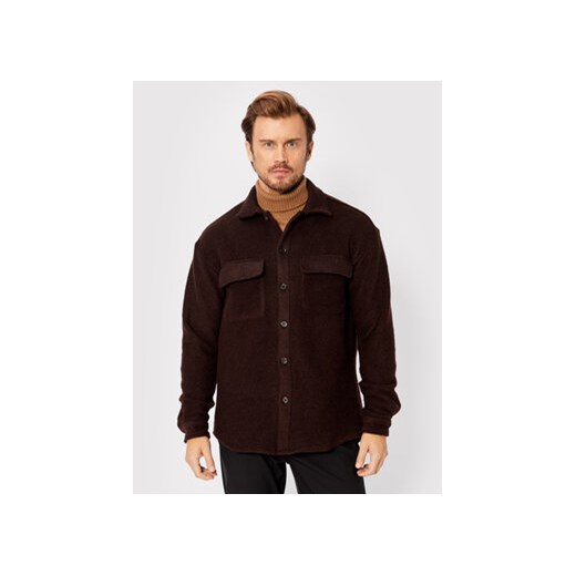 Woodbird Koszula Stoll 2236-711 Brązowy Boxy Fit Woodbird S promocyjna cena MODIVO