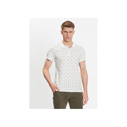 Blend Polo 20715183 Biały Regular Fit ze sklepu MODIVO w kategorii T-shirty męskie - zdjęcie 168605289