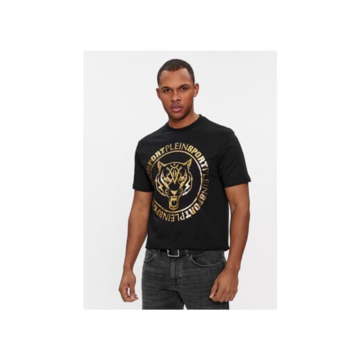 Plein Sport T-Shirt SADC MTK6929 SJY001N Czarny Regular Fit ze sklepu MODIVO w kategorii T-shirty męskie - zdjęcie 168605295