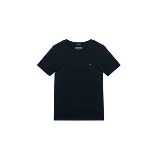 Tommy Hilfiger T-Shirt KB0KB04142 S Granatowy Regular Fit ze sklepu MODIVO w kategorii T-shirty chłopięce - zdjęcie 168605326