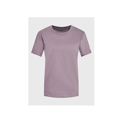 Carhartt WIP T-Shirt Casey I030652 Fioletowy Regular Fit ze sklepu MODIVO w kategorii Bluzki damskie - zdjęcie 168605529