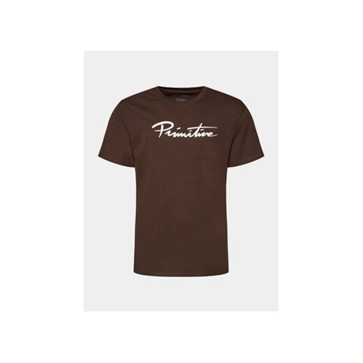 Primitive T-Shirt Nuevo PAPFA2309 Brązowy Regular Fit ze sklepu MODIVO w kategorii T-shirty męskie - zdjęcie 168605618