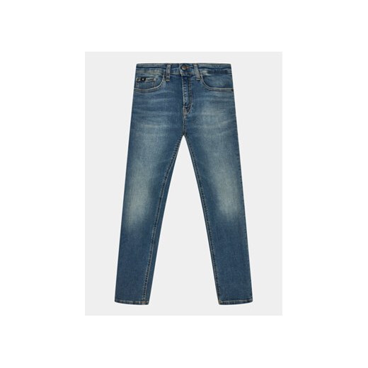 Calvin Klein Jeans Jeansy IB0IB01912 Niebieski Slim Fit ze sklepu MODIVO w kategorii Spodnie chłopięce - zdjęcie 168605639