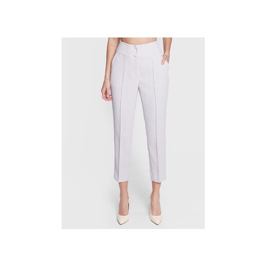Marciano Guess Spodnie materiałowe 3RGB03 8280Z Fioletowy Regular Fit ze sklepu MODIVO w kategorii Spodnie damskie - zdjęcie 168606148