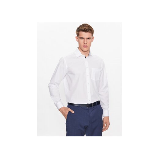 Seidensticker Koszula 01.153480 Biały Regular Fit ze sklepu MODIVO w kategorii Koszule męskie - zdjęcie 168606207