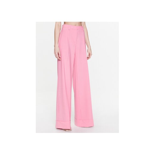 Pinko Spodnie materiałowe 100209 A0IH Różowy Relaxed Fit Pinko 42 okazja MODIVO