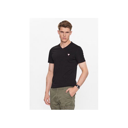 Guess T-Shirt M2YI37 I3Z14 Czarny Slim Fit ze sklepu MODIVO w kategorii T-shirty męskie - zdjęcie 168607095