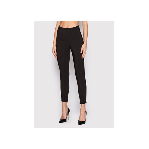 Rinascimento Spodnie materiałowe CFC0110086003 Czarny Slim Fit ze sklepu MODIVO w kategorii Spodnie damskie - zdjęcie 168607356